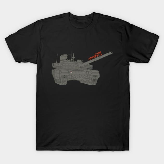 Russian MBT T-90M PRORYV (Прорыв) T-Shirt by FAawRay